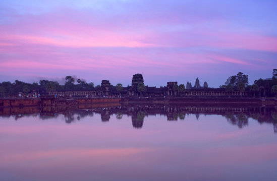 Angkor Wat with reflection, Cambodia