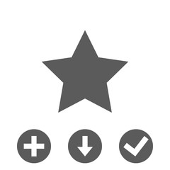 star icon stock vector illustration flat design