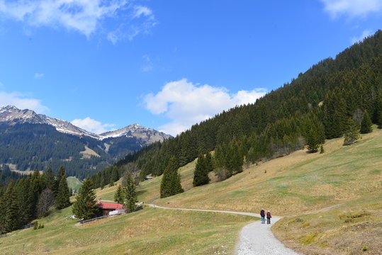 B&auml;rgunttal in den Allg&auml;uer Alpen / Kleinwalsertal