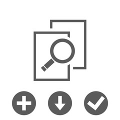 search icon stock vector illustration flat design