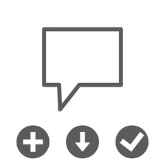 Speech Bubbles Icon. Chat pictogram icon stock vector illustration