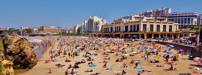 Obraz premium plage de biarritz