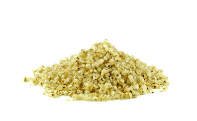 Millet on white background.