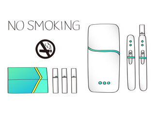 電子タバコと禁煙マーク1