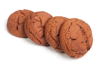 Group of brown cookies