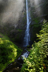 Multnomah Waterfall in Oregon Northwest