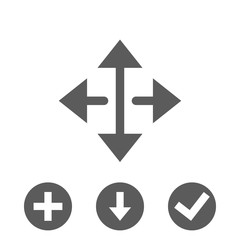 arrow icon stock vector illustration flat design