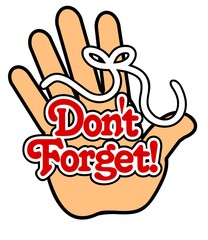 Emblem for remembering events, or save the date