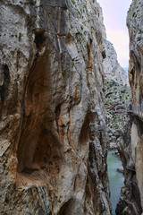 Caminito del Rey, gorge and Guadalhorce river
