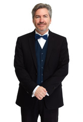 Serious man portrait