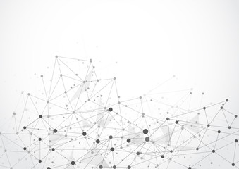 Abstract technology futuristic network