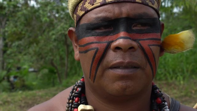 Native Brazilian Indian Man