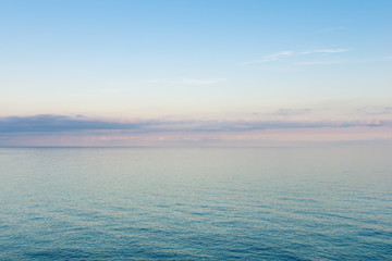 Horizon, where the sea and the sky merge together.