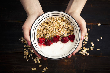 Müsli zum Frühstück