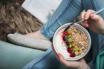 Müsli zum Frühstück