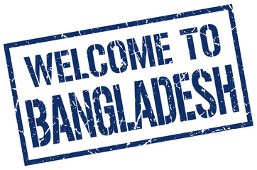 welcome to Bangladesh stamp