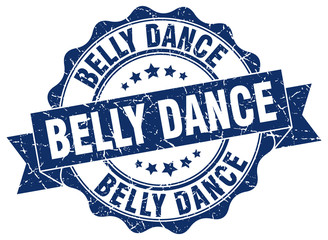 Fototapeta premium belly dance stamp. sign. seal