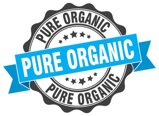 pure organic stamp. sign. seal