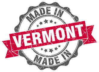 made in Vermont round seal