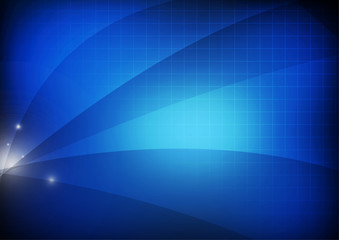 Vector : Abstract stripe on blue background