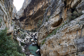 Caminito del Rey, Valle del Hoyo, Gualdahorce river