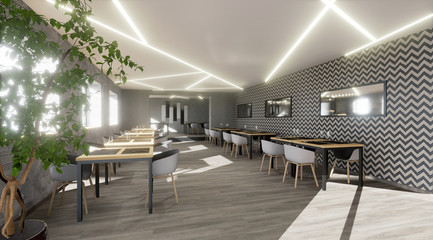 vue 3d restaurant design 07
