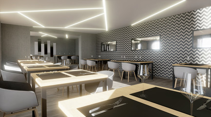 vue 3d restaurant design 01
