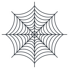 Spider web - Cobweb vector  on white background - illustration
