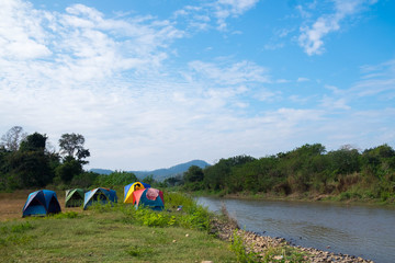 Camping on the river