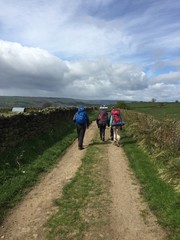 Hiking in Yorkshire Countryside