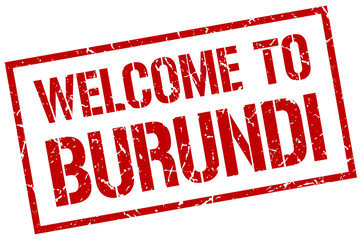 welcome to Burundi stamp