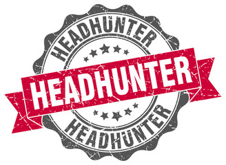 headhunter stamp. sign. seal