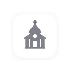 church vector icon