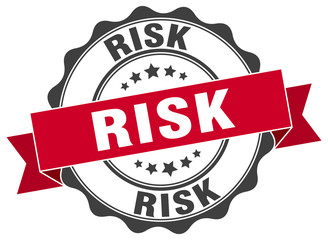 Obraz premium risk stamp. sign. seal