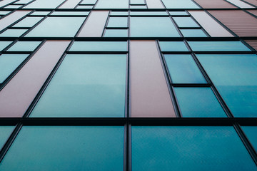 Office building windows