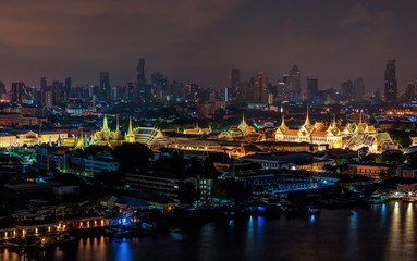 Fototapeta na wymiar Grand Palace Bangkok Thailand