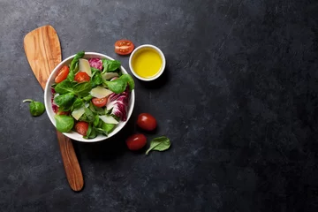 Deurstickers Healthy salad © karandaev