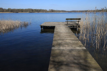 Stillleben am Krakower See in Mecklenburg