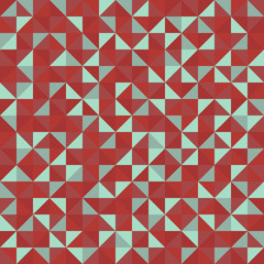 Fototapeta na wymiar Mosaic. Seamless pattern of geometric shapes. Geometric vector background. Colorful triangle pattern.