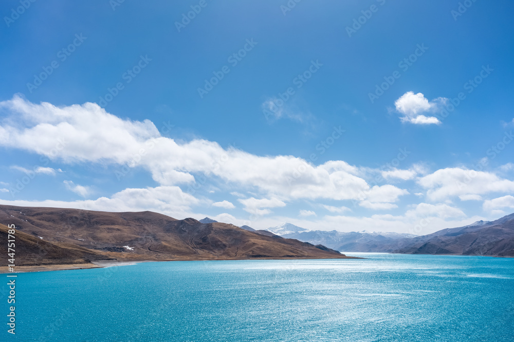 Poster tibet holy lake