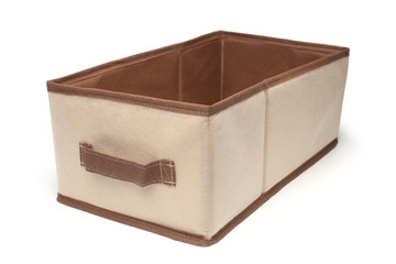 Textile storage box
