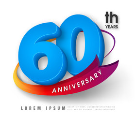 Anniversary emblems template design