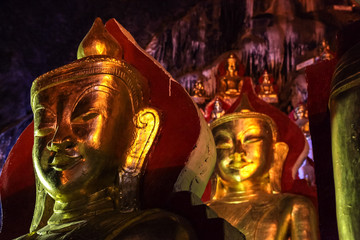 Myanmar - Burma - Pindaya - Golden Cave Pagoda