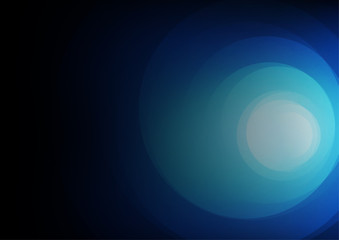 Vector : Abstract circle on blue background