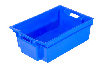 Plastic colored containers intended for the carriage of cargo