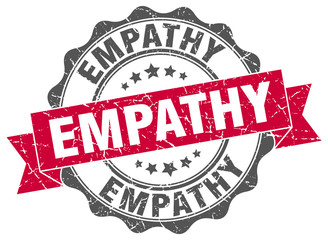 Fototapeta premium empathy stamp. sign. seal