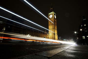 Fototapeta na wymiar Big Ben at Night 
