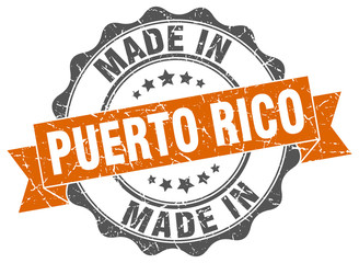 made in Puerto Rico round seal