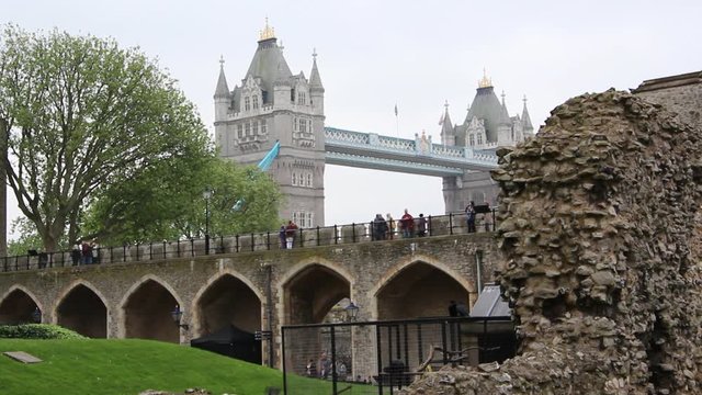 London's bridge look from Tower of london
