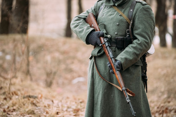 Obraz premium German military ammunition of a German soldier at World War II. 